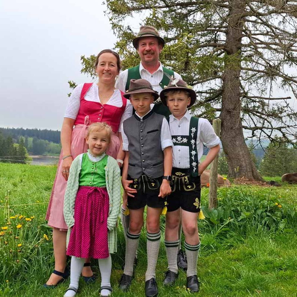 Kathrin, Gerhard mit Franz, Max, Luise